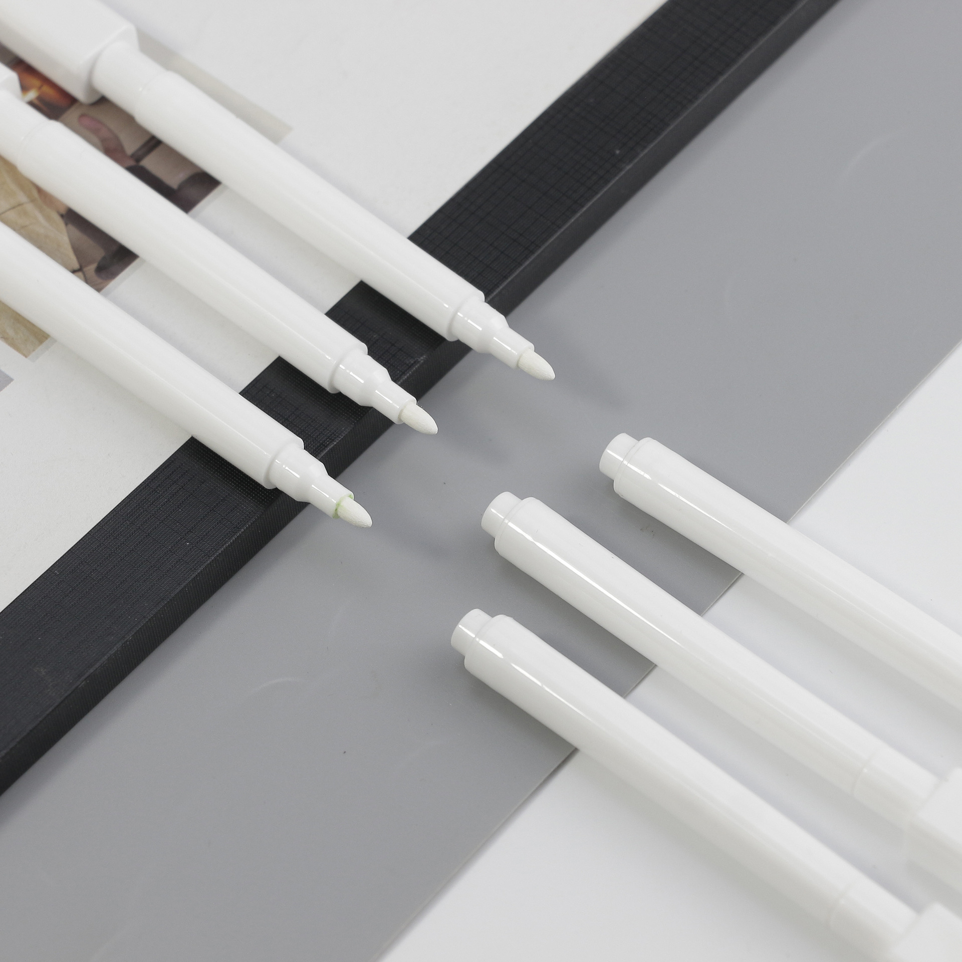 White Liquid Chalk Led Light Board Pen Acrylic Board Pen Water-Based Dust-Free Blackboard Pen Glass