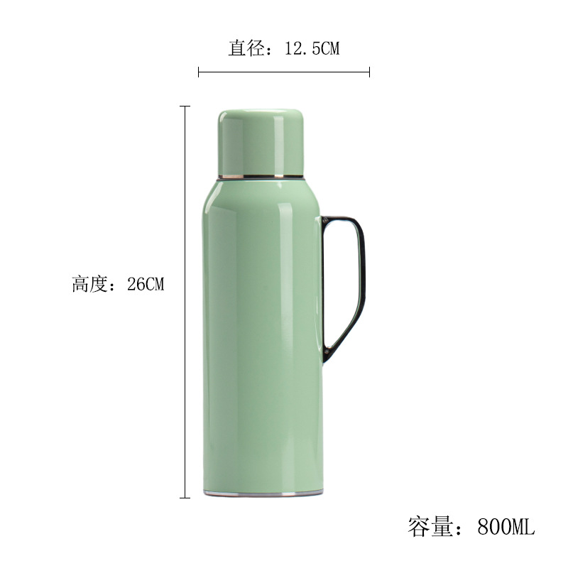 Moji braised teapot mechanical warm display household thermal insulation kettle 316 stainless steel outdoor portable elegant thermal insulation kettle