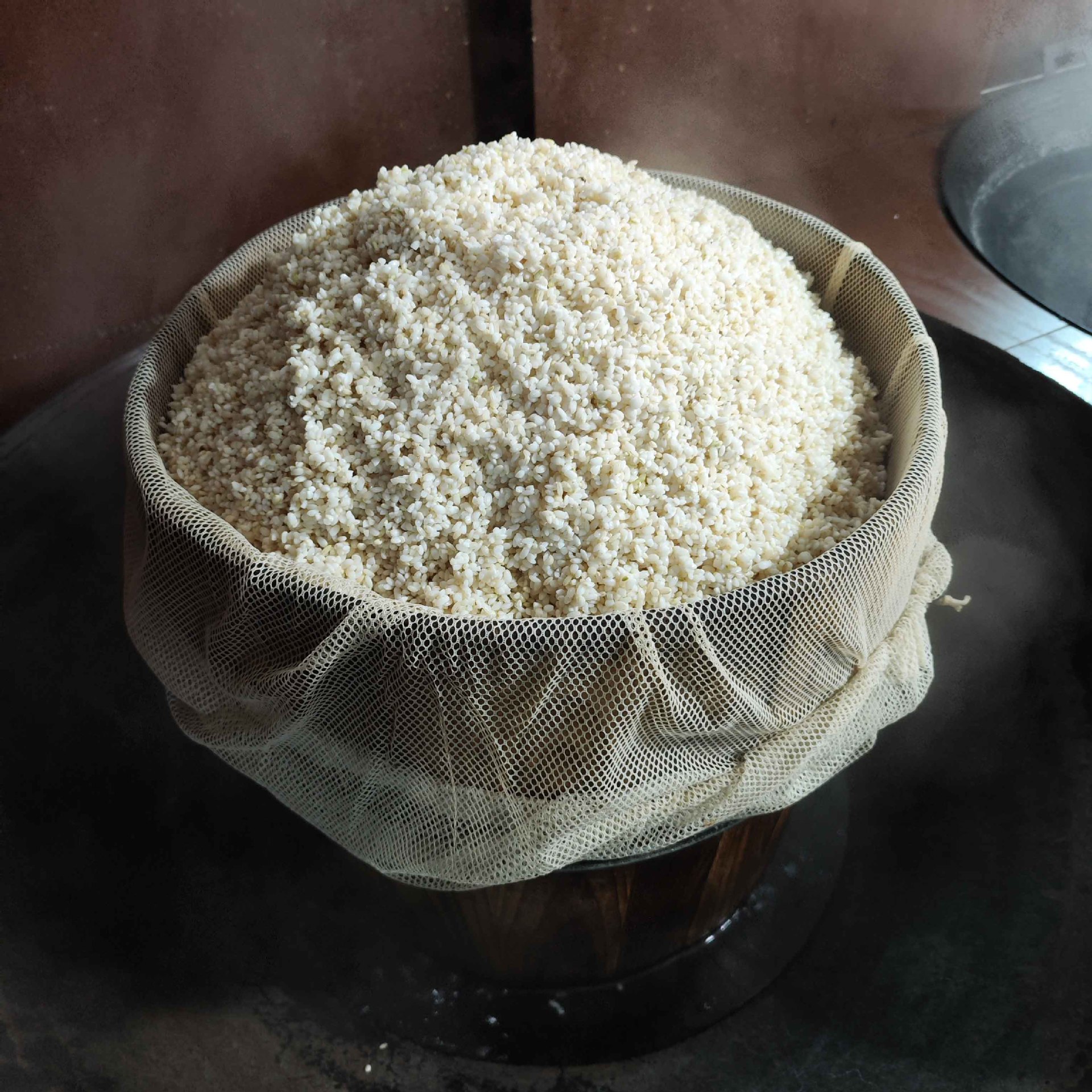 Environmental protection food grade wooden barrel steamed rice bag steamed rice ball cloth bag easy to clean high temperature resistant cloth steamed rice cloth steamed cage cloth wholesale