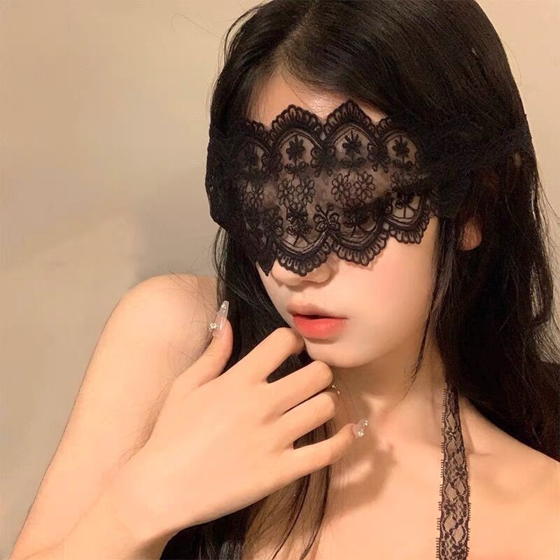 French Retro Lace Eyewear Abstinence Style Sentiment Hollow Shading Atmosphere Mask Sexy Couple Veil