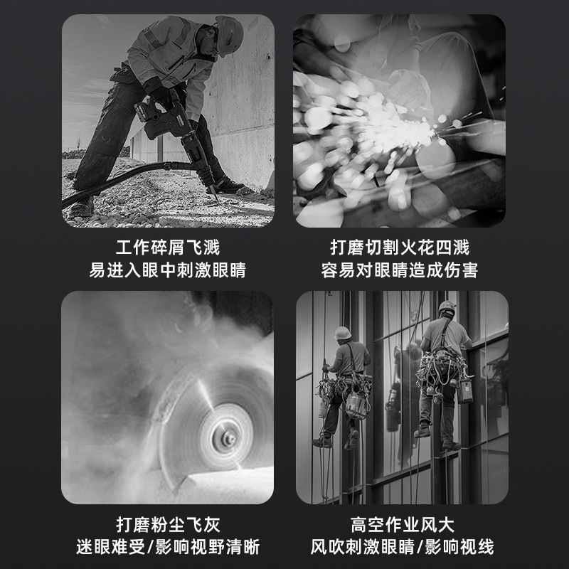 Factory Direct Sales Industrial Glasses Labor Protection Industrial Goggles Manufacturer Anti-Fog and Windproof Laboratory Goggles