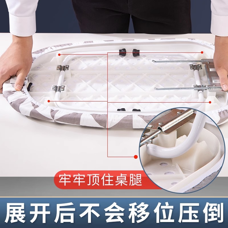Special ironing board for ironing machine mini ironing board countertop ironing table professional cloth thickened home folding pad