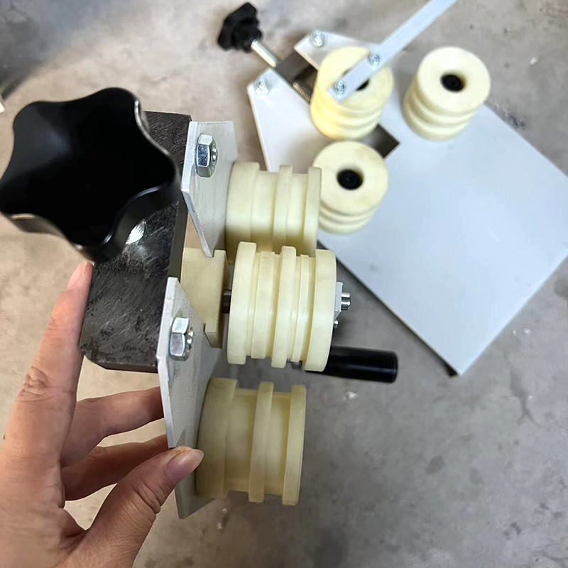 Factory hollow glass aluminum strip bending machine glue machine butyl rubber bending machine manual aluminum strip bending tool discount