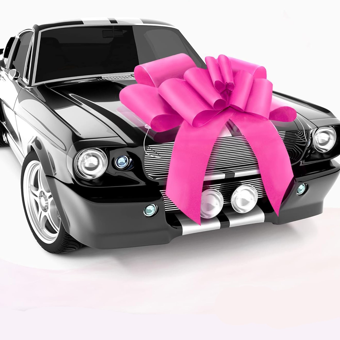 Pvc Boxed Large Garland 23inch 30inch Large Three-Dimensional Butterfly Wedding Car Special Wide Ribbon Amazon Bestseller