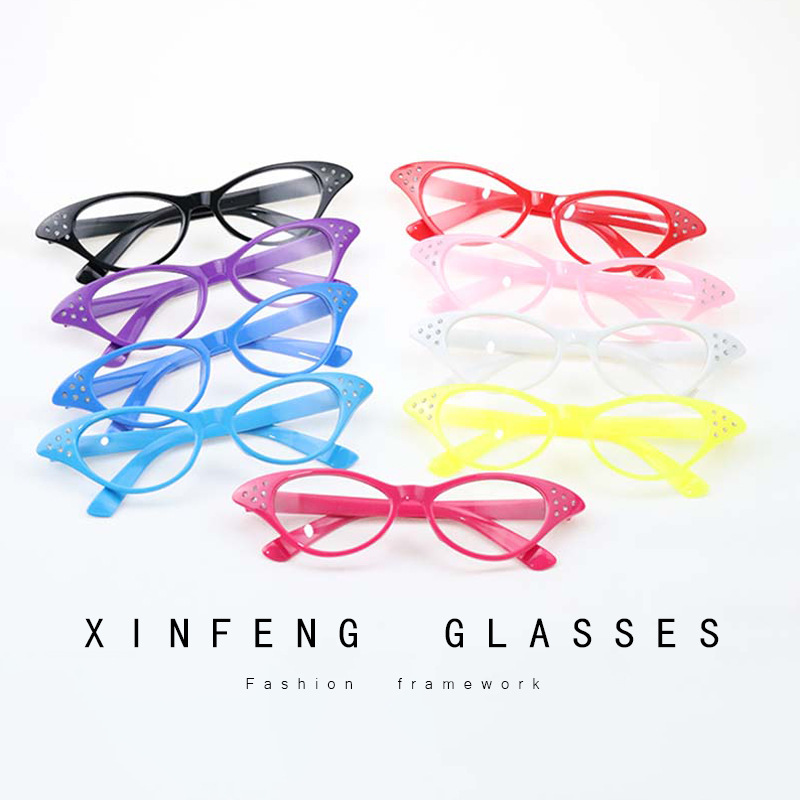 Большая распродажа 2025, новые стильные очки с бриллиантами для взрослых и детей, корейская мода, кошачий глаз