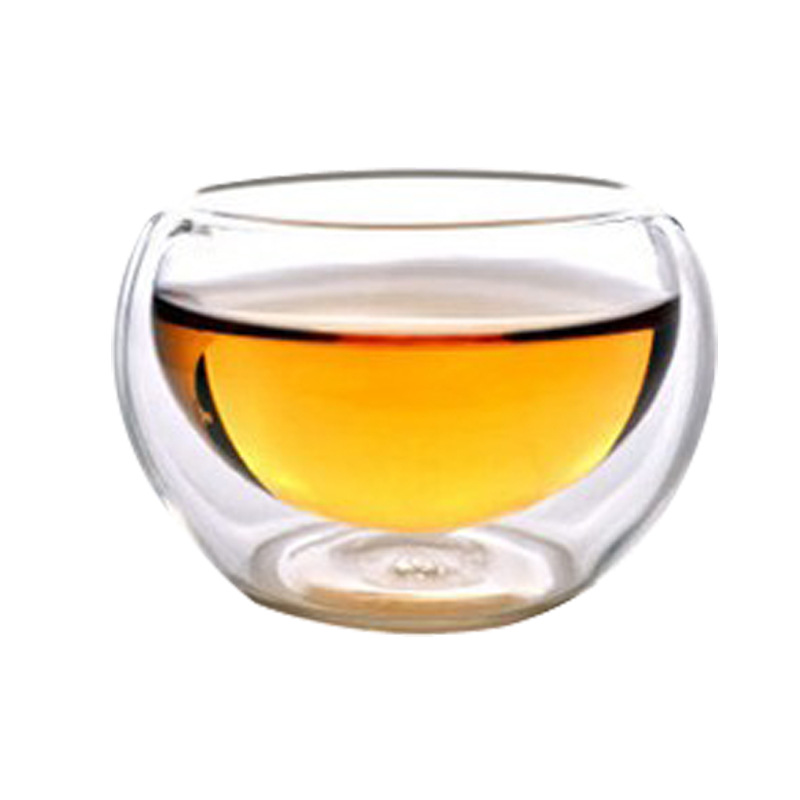 Wholesale Tea Cups, Insulated Glass Double-Layer Small Tea Cups, Heat-Resistant Glass Small Cup Set, Kung Fu Tea Set, Tea Ceremony