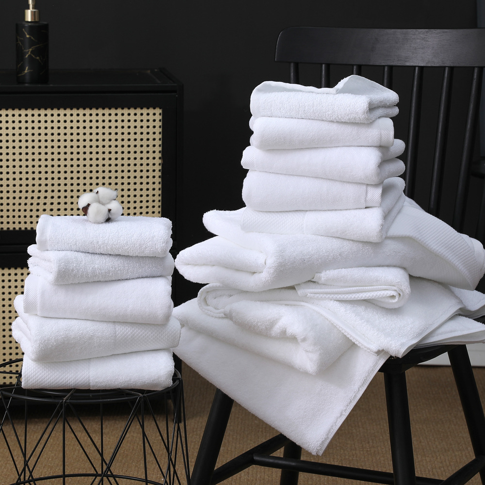 Five-star hotel towel bath towel thickened absorbent cotton homestay hotel beauty salon towel large bath towel logo