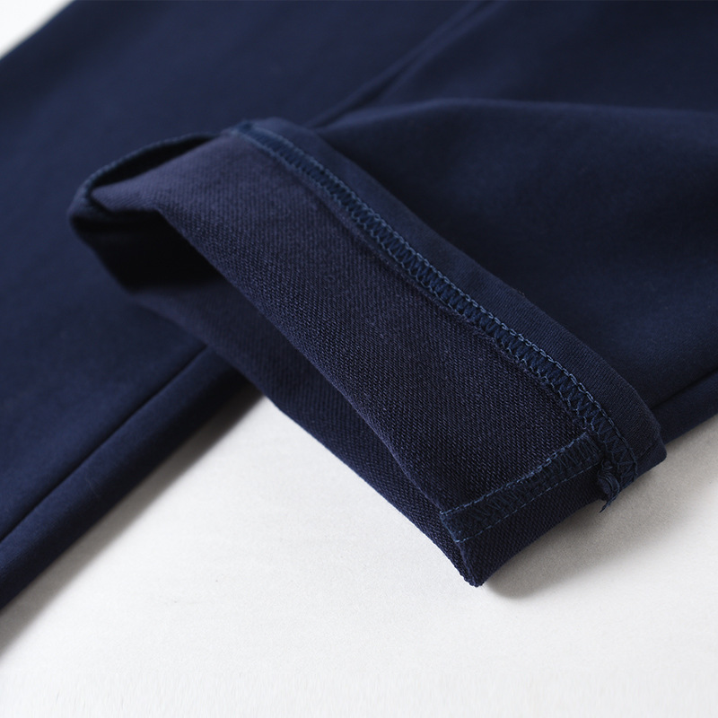 Children's school uniform pants navy blue high school boys and girls dark blue school pants spring and autumn big children's sports pants plus size