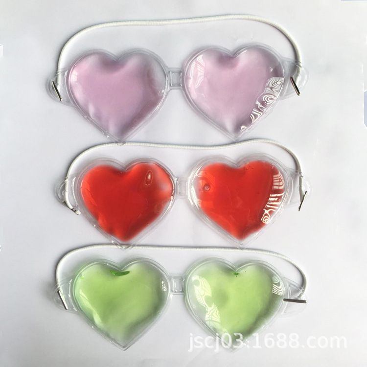 Amazon Cross-Border Plush Cloth Eye Mask Gel Oil Ice Eye Mask Bead Eye Mask Ice Pack Relaxation Ice Compress Cooling