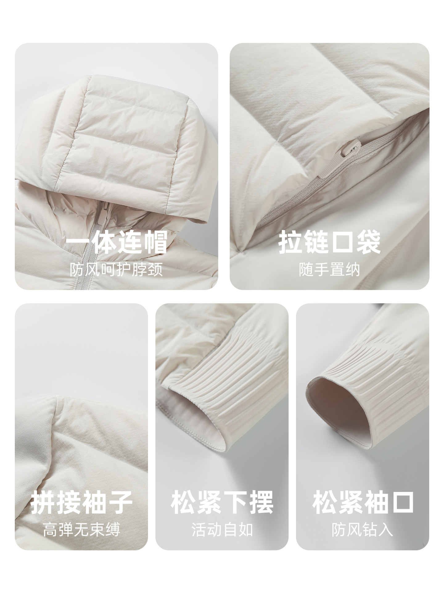 Winter Lightweight Warm Hooded Down Jacket Women's Outdoor Leisure Sports Waterproof Windproof Jacket DAW008