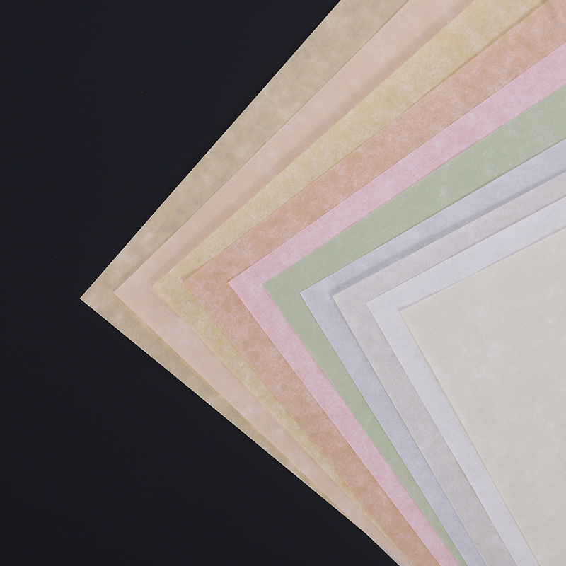 Cross-Border Popular Parchment Paper in Stock A4 Paper 8.5*11Inch Letter Paper Lampshade Paper Wish Paper DIY Handmade Origami