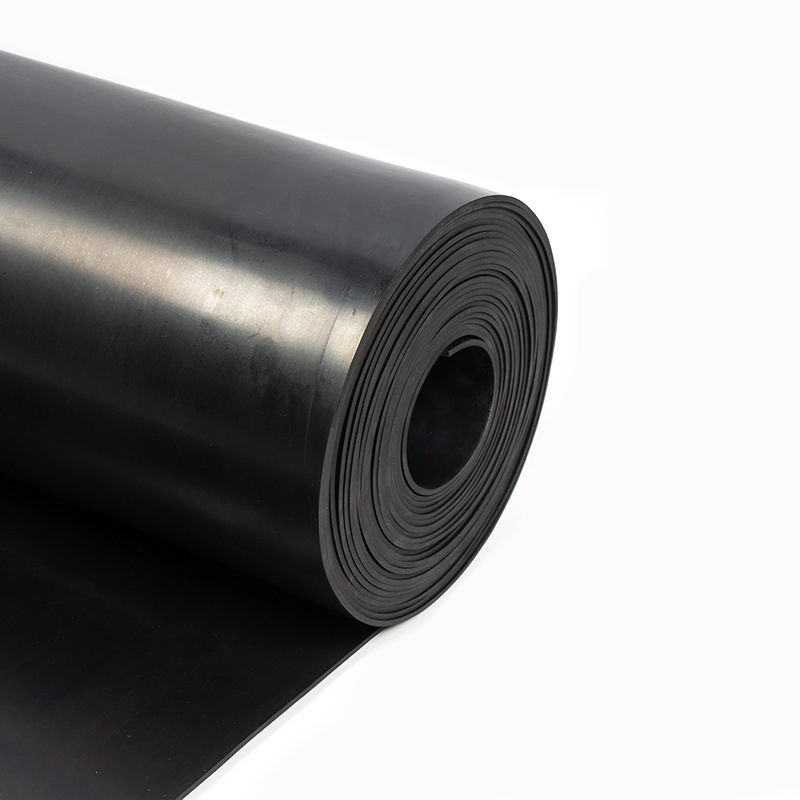 Manufacturer's Power Distribution Room Thickeneded Black Insulating Rubber Mat Ternary Rubber Plate High Voltage Oil-Resistant Anti-Slip Shock-Absorbing Rubber Industry