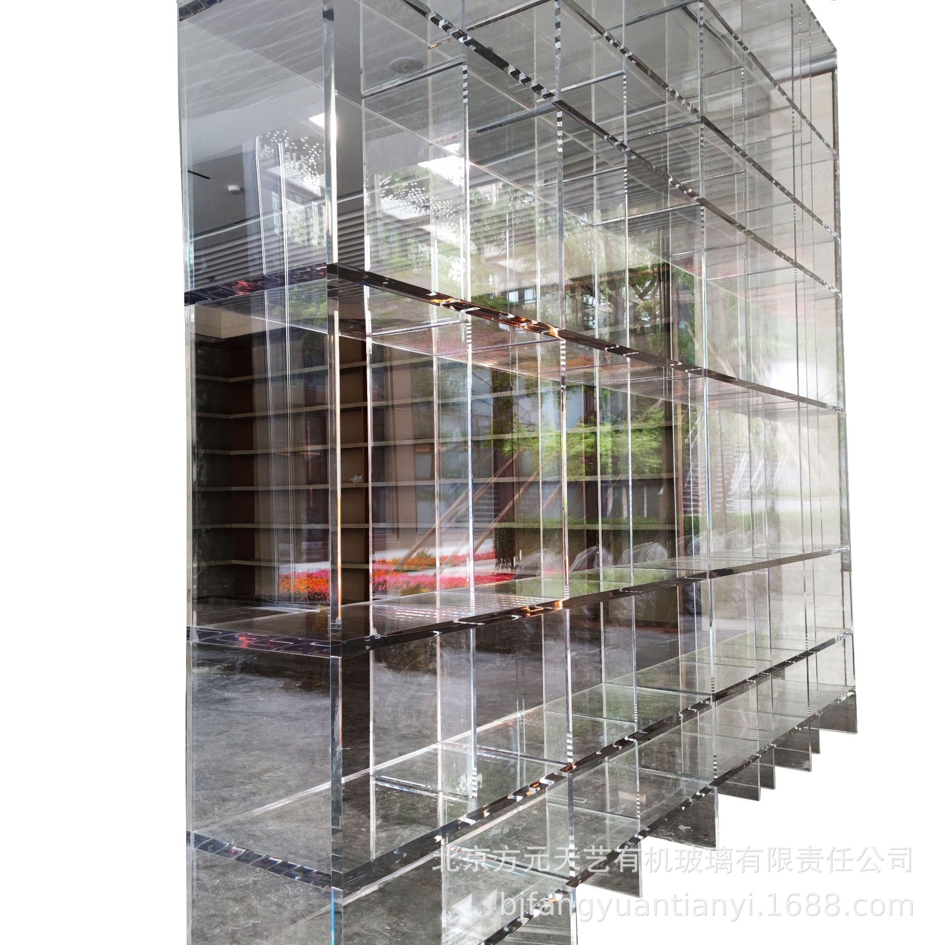Transparent Acrylic Hotel Storage Cabinet Antique Rack Display Rack Restaurant Bar Decoration Display Cabinet Duobaoge