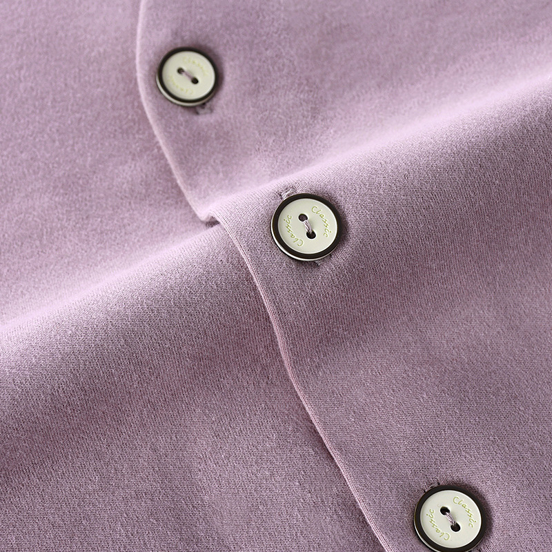 Middle-aged Cardigan Warm Vest Women's Pure Cotton Thickened Middle-aged Mother's Vest Underwear Outer Wear Autumn and Winter Inner Wear