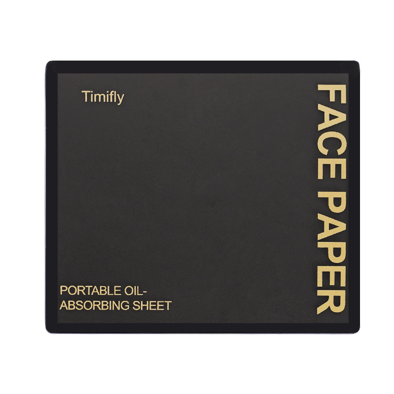 Facial Oil-Absorbing Paper Facial Female Student Facial Oil Control Men and Women Oil-Absorbing Facial Tissue Suede Mirror Box Powder Puff Oil-Absorbing Paper
