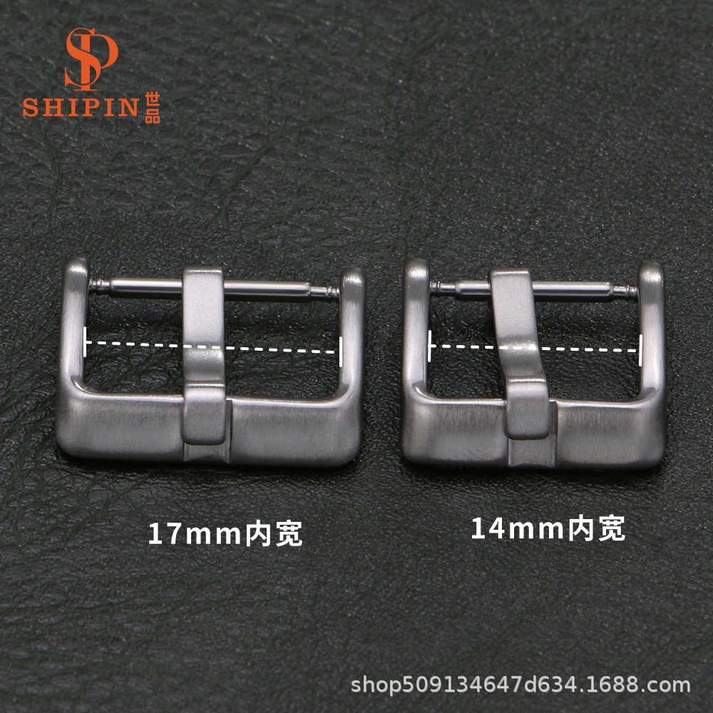 Factory Direct Sales 304 Stainless Steel Electroplated Watch Buckle Square Buckle Universal Watch Accessories Silicone Strap Buckle Supports Customization
