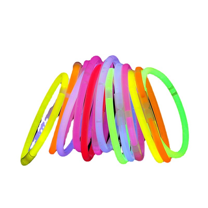 Disposable Colorful Glow Stick Batch Concert Outdoor Dance Glow Stick 100 Only with Glow Stick