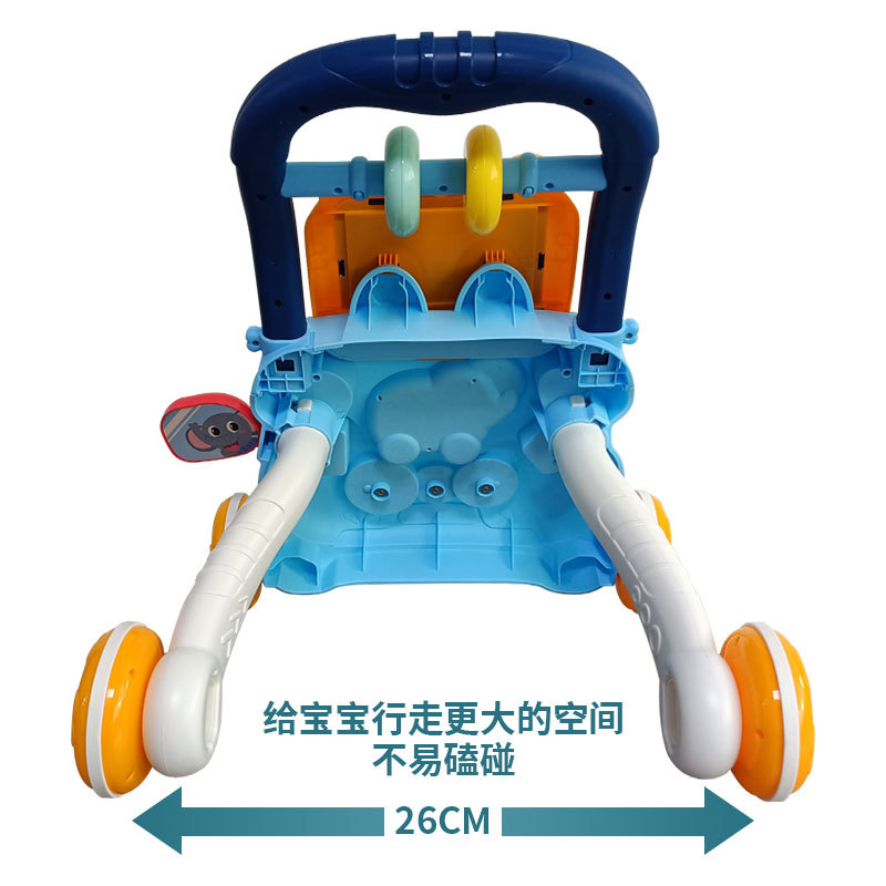 Amazon Hot Selling Baby Push Toddler Toy Music Sliding Baby Anti-rollover Multi-function Walkers
