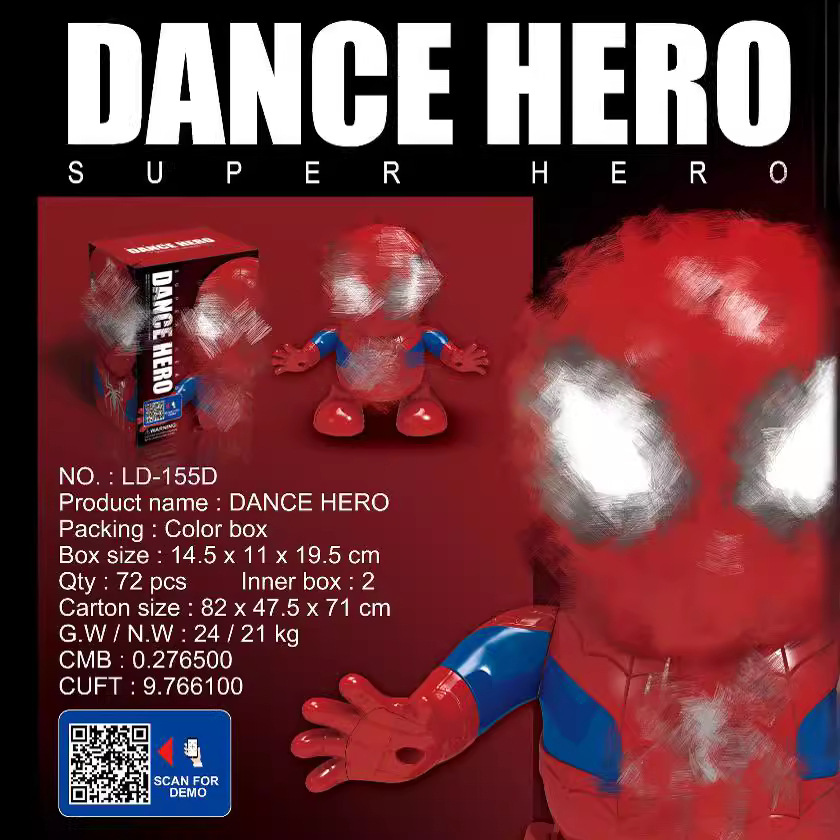 Douyin's Same Music Light Dancing Robot Electric Dance Deformation Robot Kidsren's Toys Wholesale