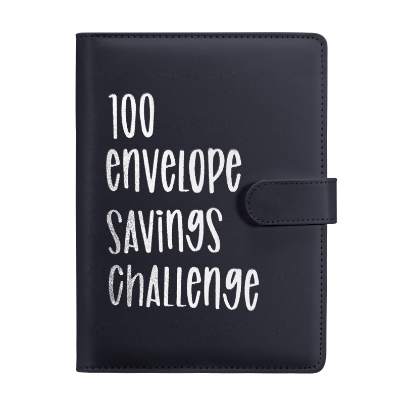100EnvelopeChallenge loose-leaf 100-day couple challenge cash envelope budget saving savings book