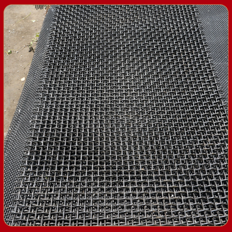 Stainless steel rolling mesh hot-plated steel mesh mineral mesh woven mesh black steel mesh manufacturers supply large Congyou