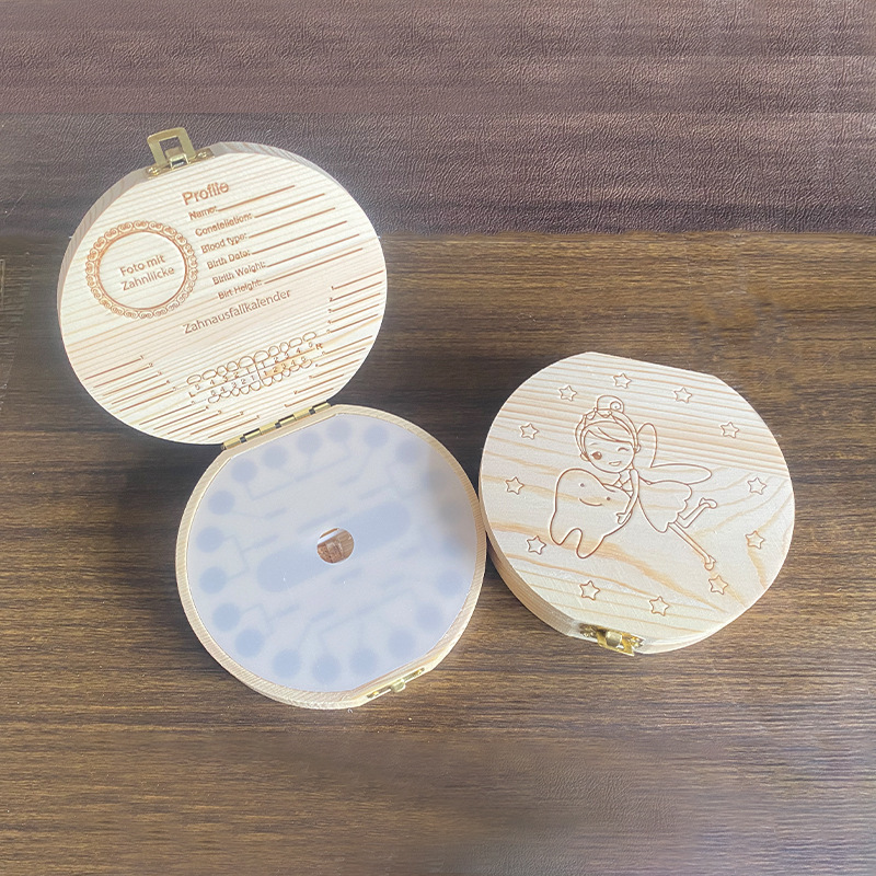 Коробка для хранения зубов детей, памятная коробка для зубов, коробка для хранения зубов для мальчиков и девочек