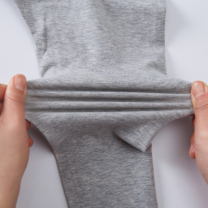 Girls' Leggings Baby Knitted Pure Color Long Pants Summer Cotton Kidsren's Clothing Spring & Fall Thin Section Medium and Large Kidsren's Outer Wear