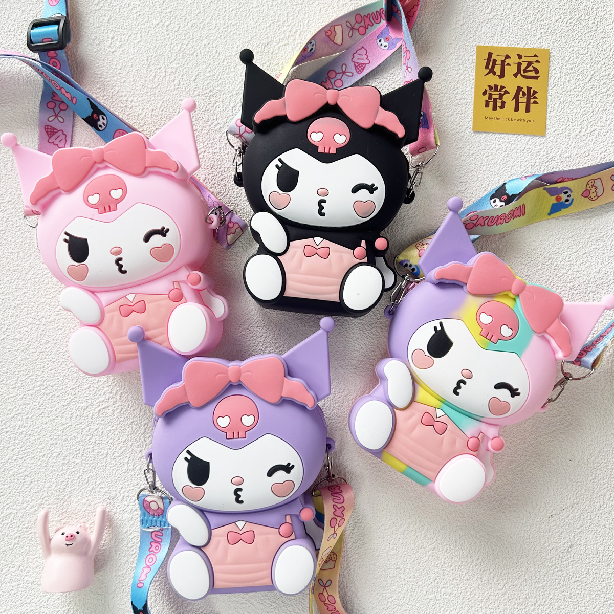 Popular Kuromi Silicone Bag, Cute Mini Bag, Fashionable Children's Bag, Girl's Bag, Student Coin Purse Manufacturer