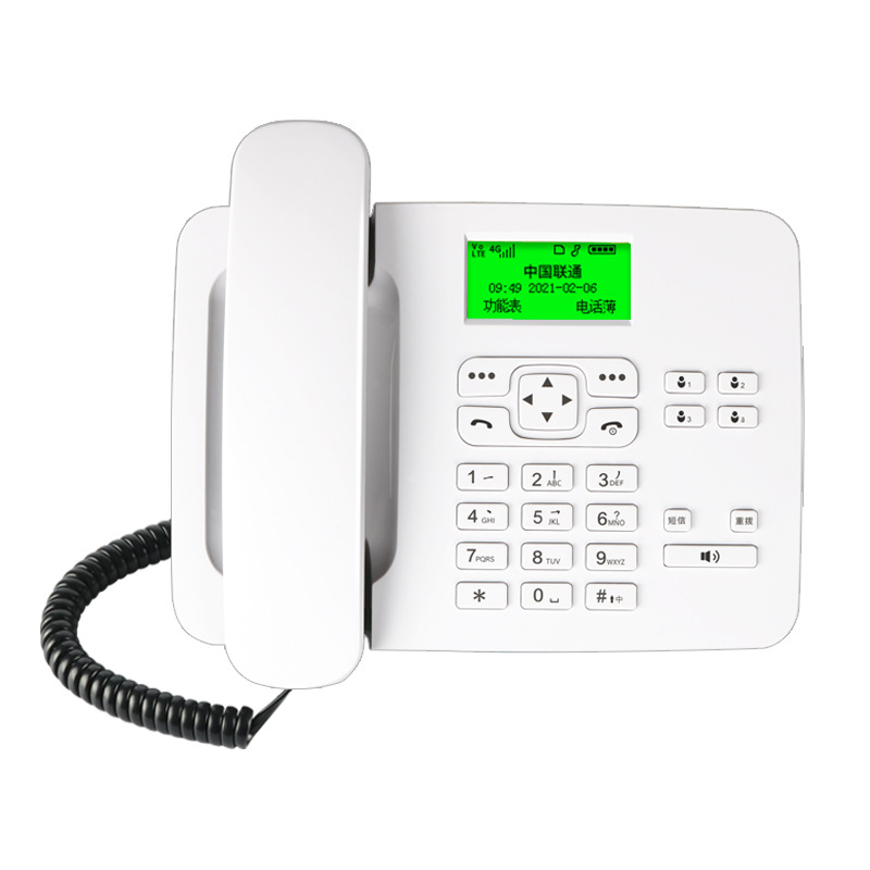 Carl 4g Full Network Wireless Landline Plug-In Card Telephone Kt26C Home Volte Mobile Landline Telephone