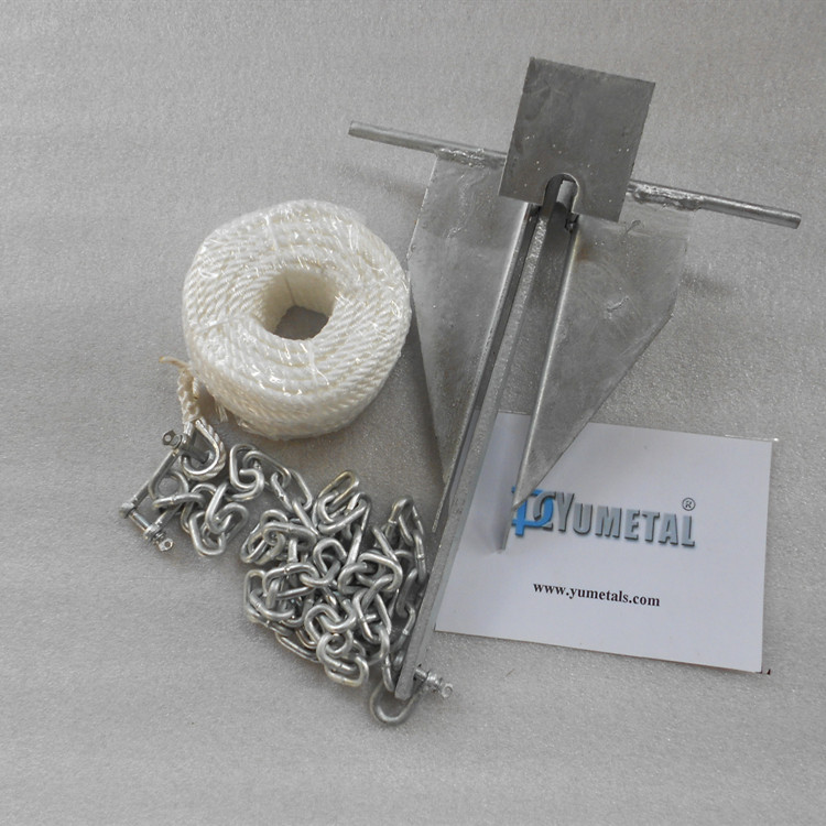 Горячепоцинкованный якорь Danfoss, сварной пластинчатый якорь, якорь Danfoss, большой пляжный якорь с захватом, морские аксессуары для кросс-бордерной торговли