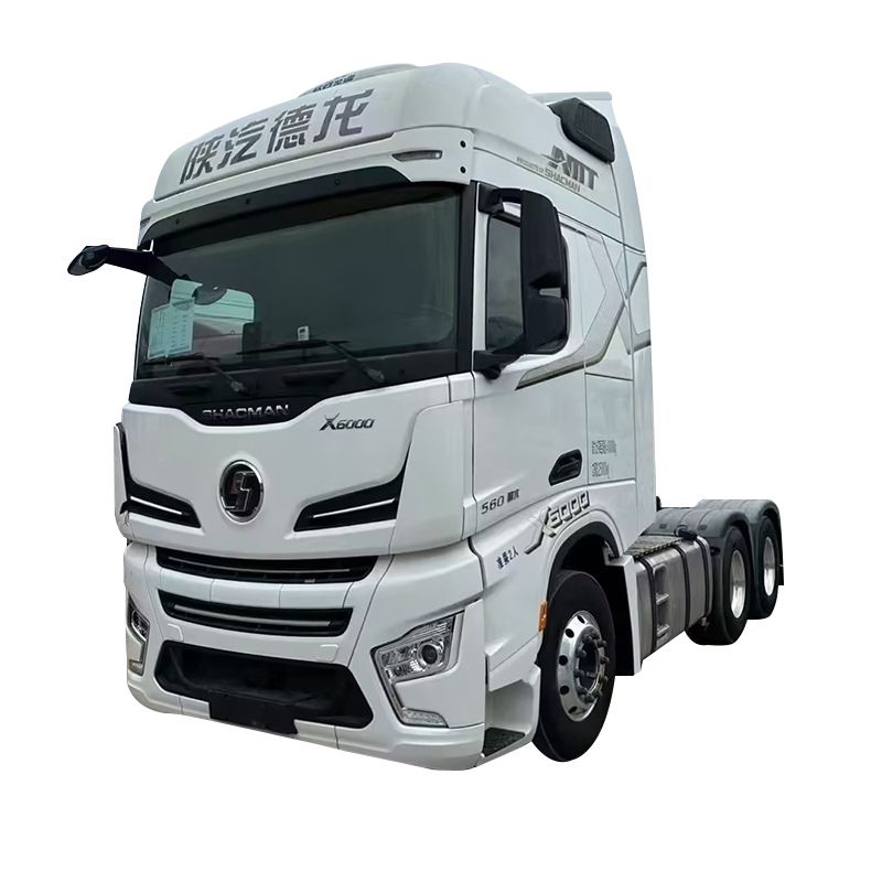 Cross-Border National Six Shaan Automobile Delong X6000 Tractor High-Top Delong Semi-Trailer Tractor Port Tractor Head