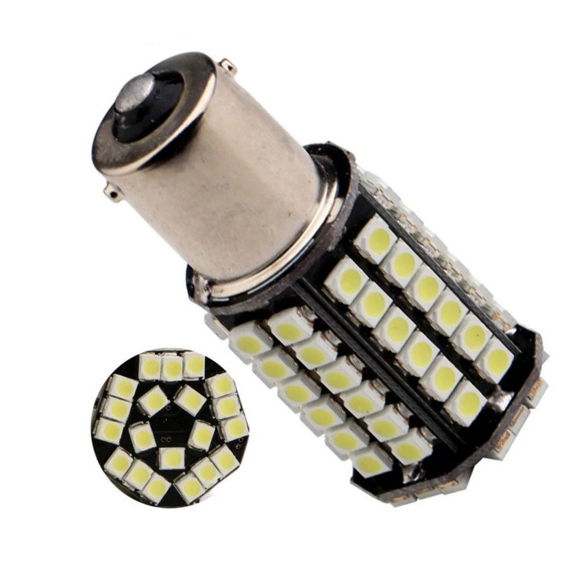 Car LED 80SMD 1210 decoding 1156 1157 highlight brake light reversing light steering bulb