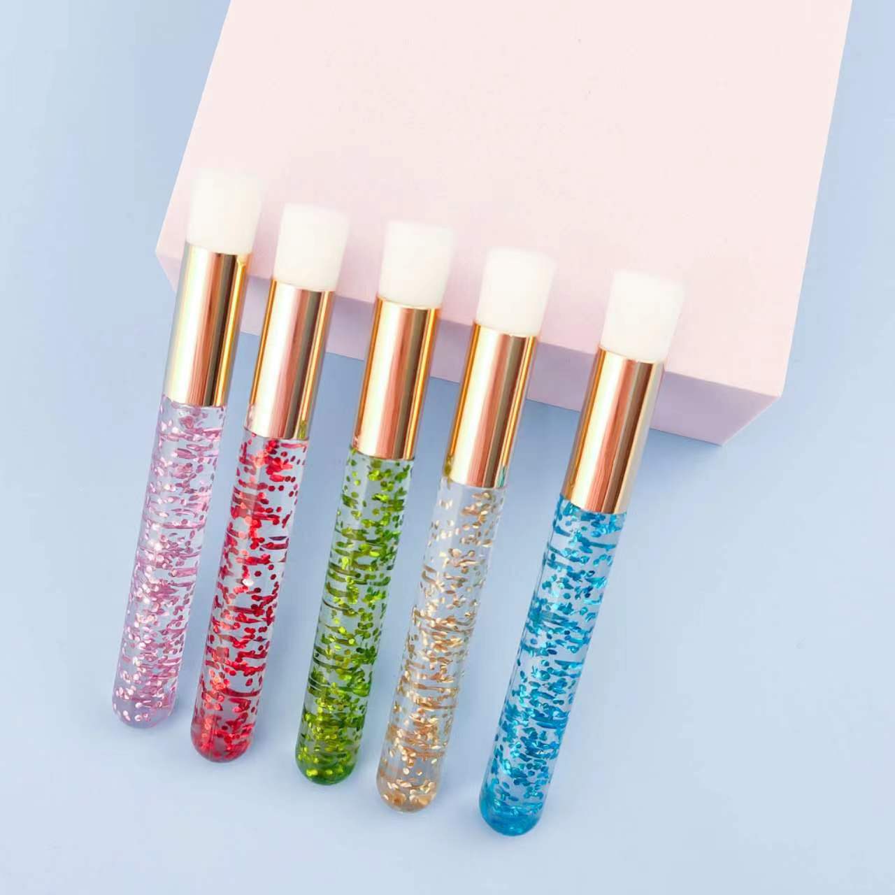 Eyelash Nose Washing Brush Nose Side Blackhead Cleansing Brush Nose Brush Acne Micron Soft Hair Mousse Cleaning Brush