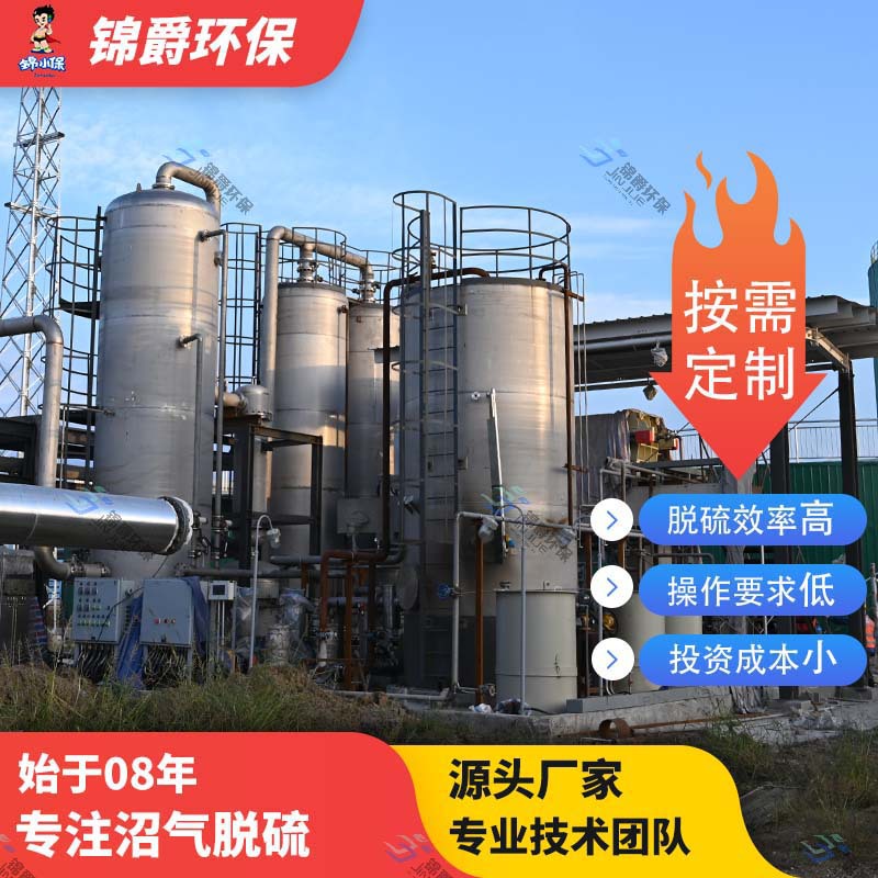 Оборудование для десульфурации биогаза, десульфуризатор, сухой десульфурационный резервуар, индивидуальный Jinjue