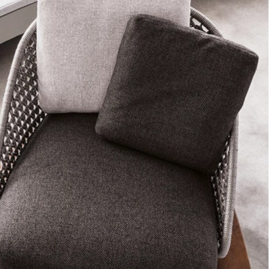 Outdoor Sofa Leisure Balcony Patio Terrace Lazy Rattan Chair Sofa Combination Villa Homestay Rattan Furniture Single Person