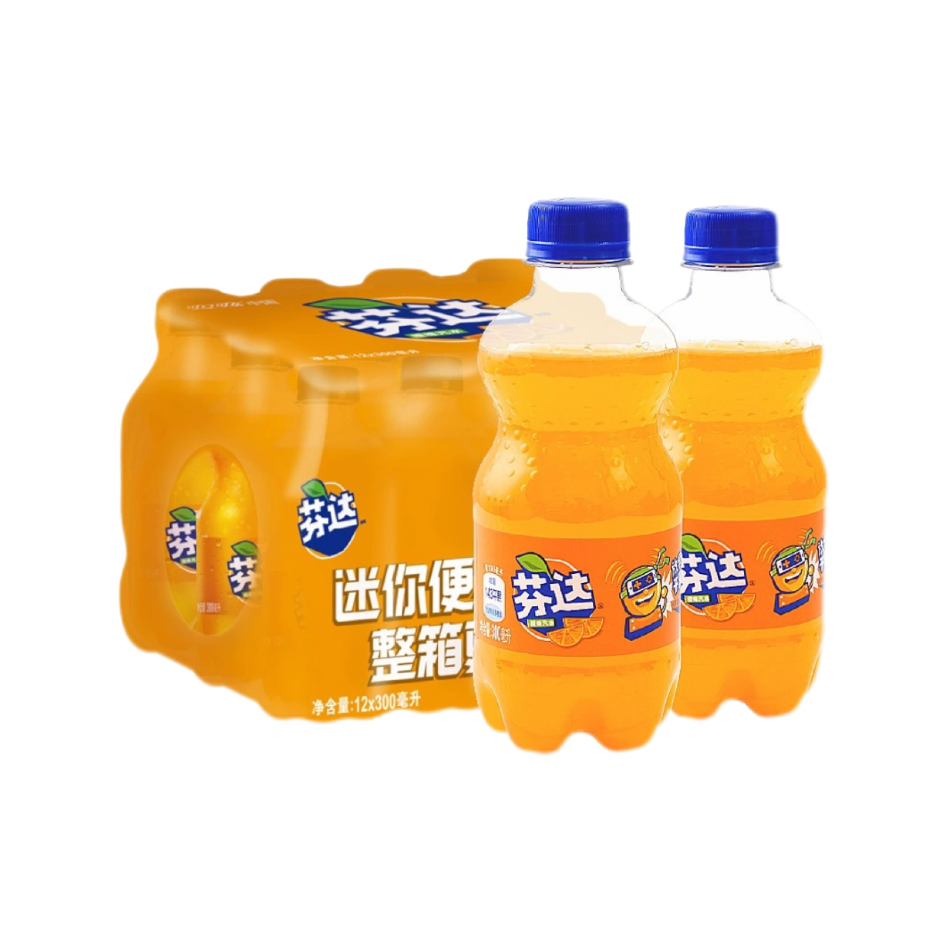 Coca-Cola 300ml Small Bottle Beverage Sprite 12-Pack Coke Fanta Wholesale Full Box Free Shipping Carbonated Drink