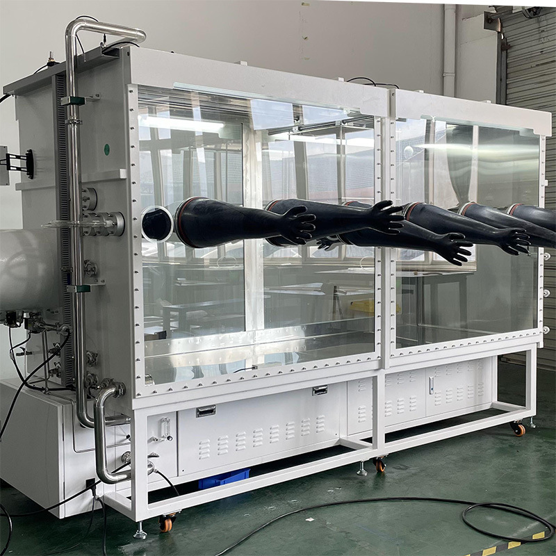 Pharmaceutical Companies Use Multi-Position Glove Box Water Oxygen <0.1Ppm Equipment Docking Test Box Inert Gas Protection Box