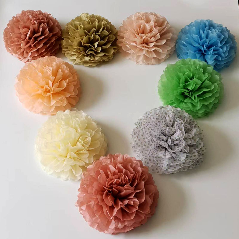 Бумажные цветочные шары, украшения для дней рождения и свадеб
