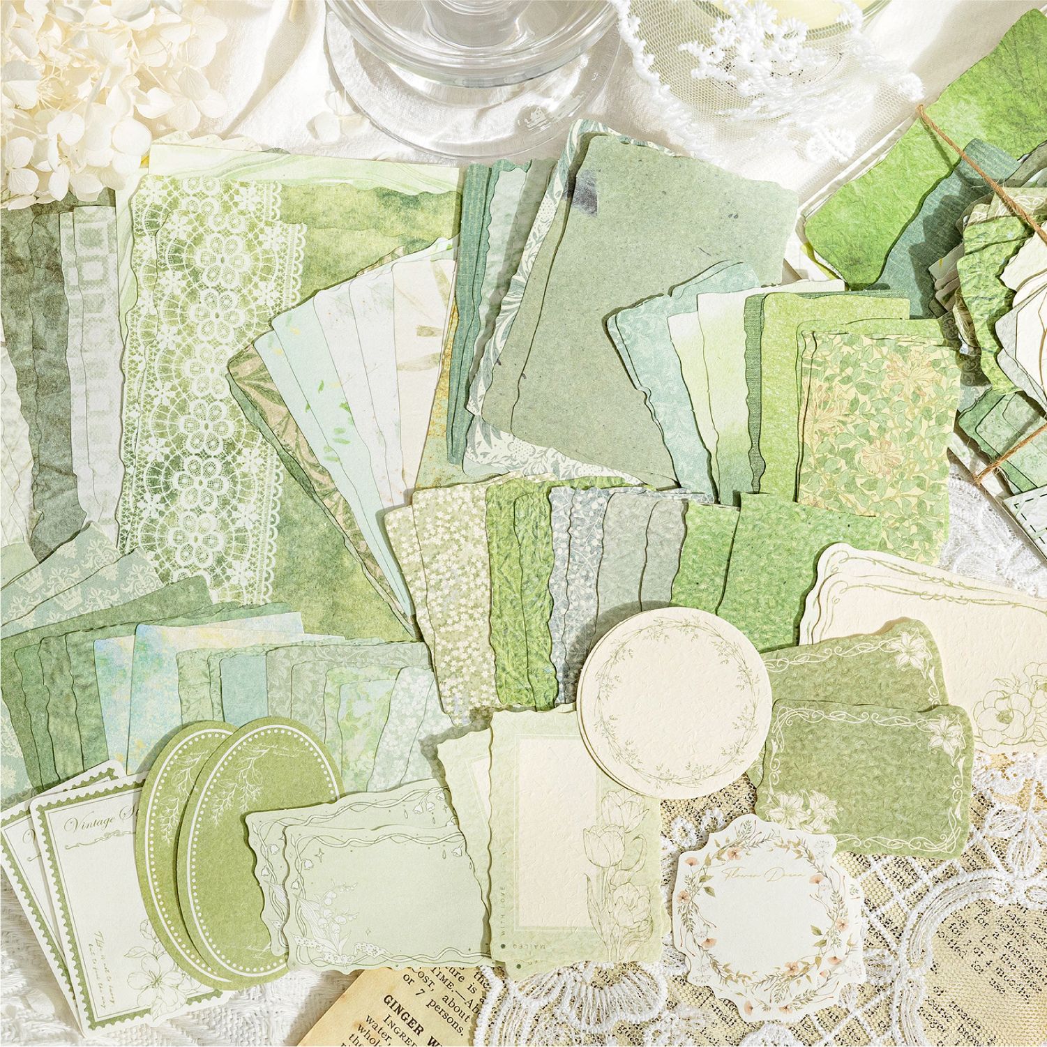 Mo ink material bag paper room post office series retro style basic versatile hand account pain bag base collage background paper