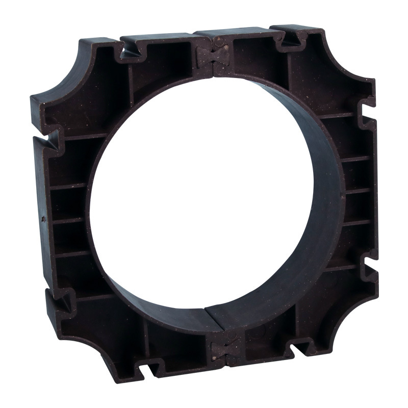 PVC power pipe pillow 110 pipe row fixed support communication power cable finisher plastic 200 pipe pillow row card