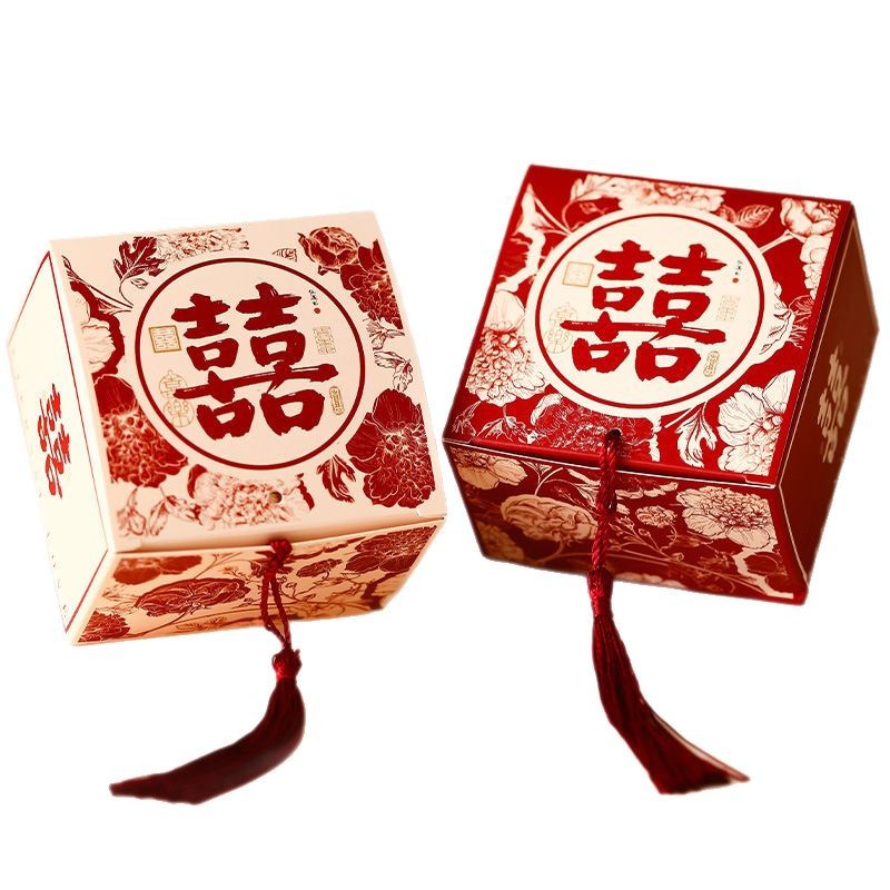 Wedding Candy Finished Gift Box Sugar Engagement Matching Wedding Candy Package Mixed Chocolate Candy Hand Gift Wholesale