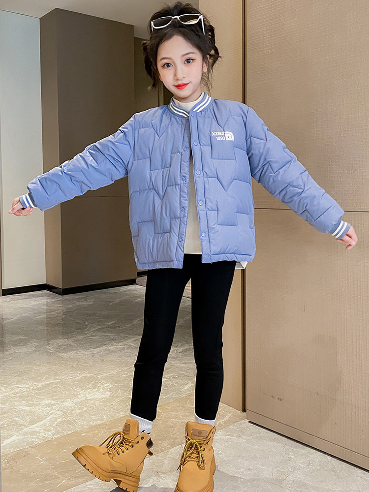 New Children's down Inner Jacket for Autumn and Winter, Lightweight and Warm Vest for Boys and Girls, Suitable for Older Children and Students, Can Be Worn Inside and Outside