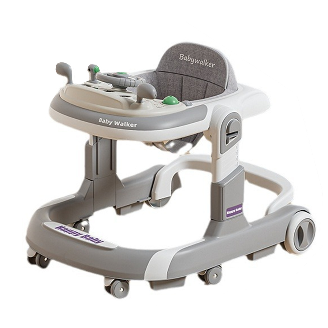 Infant Walker Three-In-One Baby Walker 6-18 Months Foldableable Anti-Rollover Walker