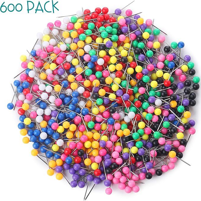 Manufacturer's Spot Colorfulful Plastic Steel Pin Office Fishing Gear Cork Board Fixed Accessories Round Ball Earth Pin