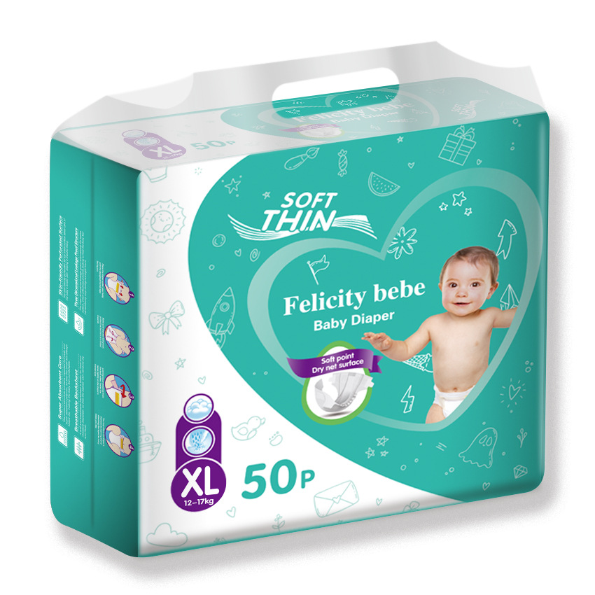 Foreign Trade Cross-Border E-Commerce Baby Diapers Exported to Ghana Guinea Africa South America Middle Eastern Baby Diapers