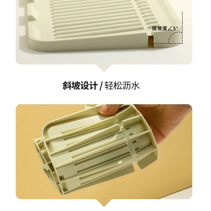 Kitchen Faucet Splash-Proof Storage Mat Silicone Drain Mat Bathroom Bottom Drain Board Manufacturer