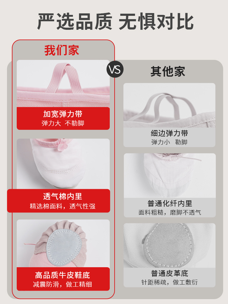 Children's Dance Shoes, Soft-Soled Ballet Shoes, Adult Black Dance Shoes, Dance Shoes, Yoga Shoes, Cat Claw Shoes for Women