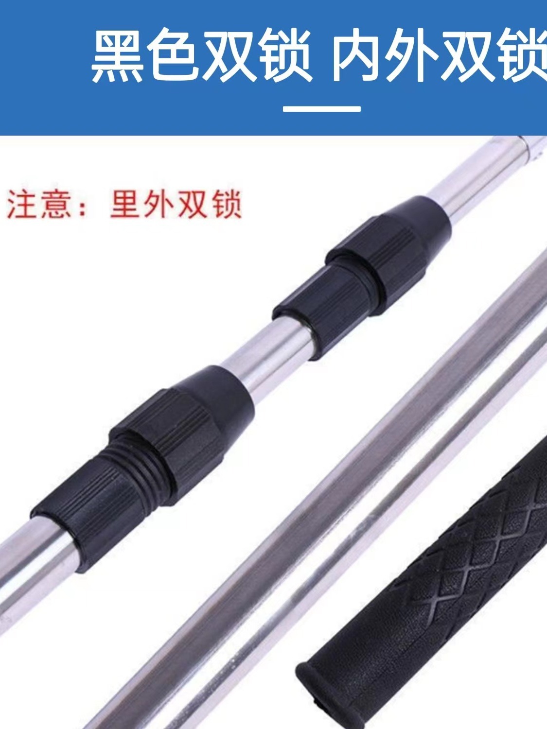 Wholesale Stainless Steel Net Copying Rod Gold Telescopic Rod Positioning Rod Fishing Super Hard Thickeneded Telescopic Positioning