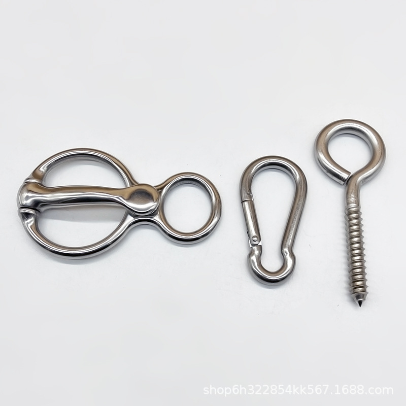 Wholesale stainless steel harness equestrian supplies bolt horse buckle rope buckle three-piece set bolt rope buckle tension buckle horse rope buckle