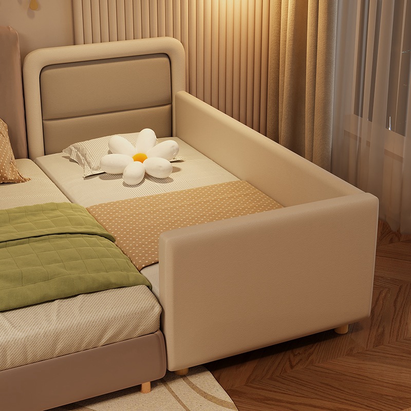 Мягкая сумка, сплошная большая кровать для детей с ограждением